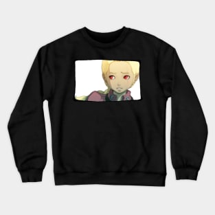 Gravity Rush - Kat Worried Military Portrait Crewneck Sweatshirt